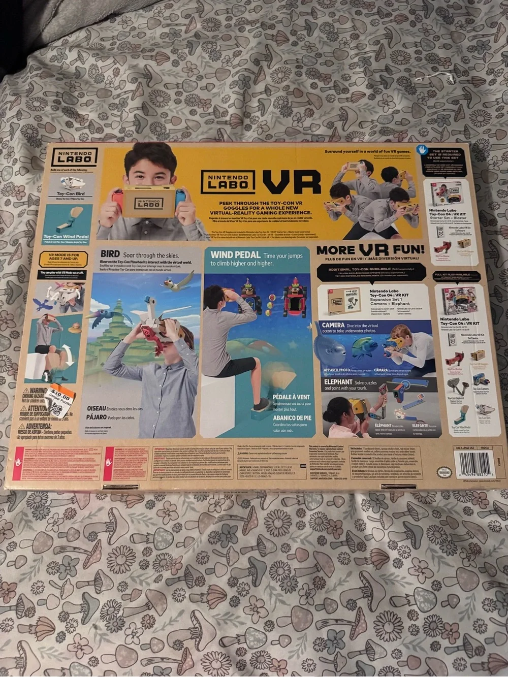 Nintendo Labo Toy-Con 04 VR Kit Expansion Set 2 Teal & Beige